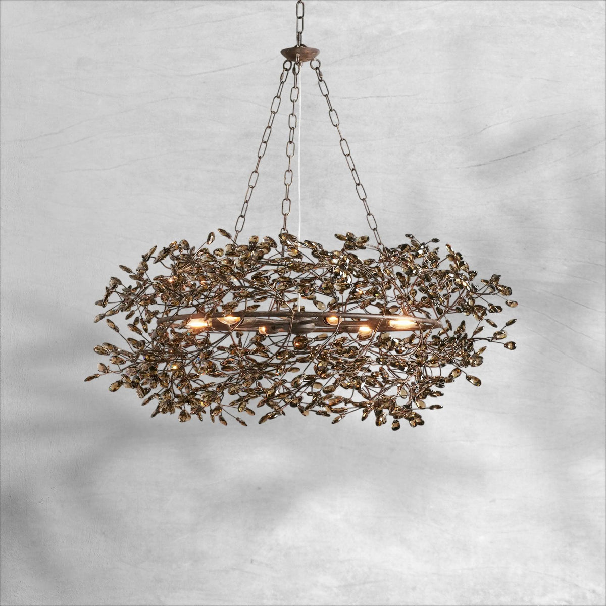 Fiore Crown Chandelier 39" 48" 60" - Zelno