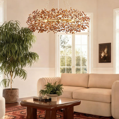 Fiore Crown Chandelier 39" 48" 60" - Zelno