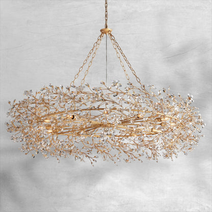 Fiore Crown Chandelier 39" 48" 60" - Zelno