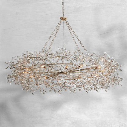 Fiore Crown Chandelier 39" 48" 60" - Zelno