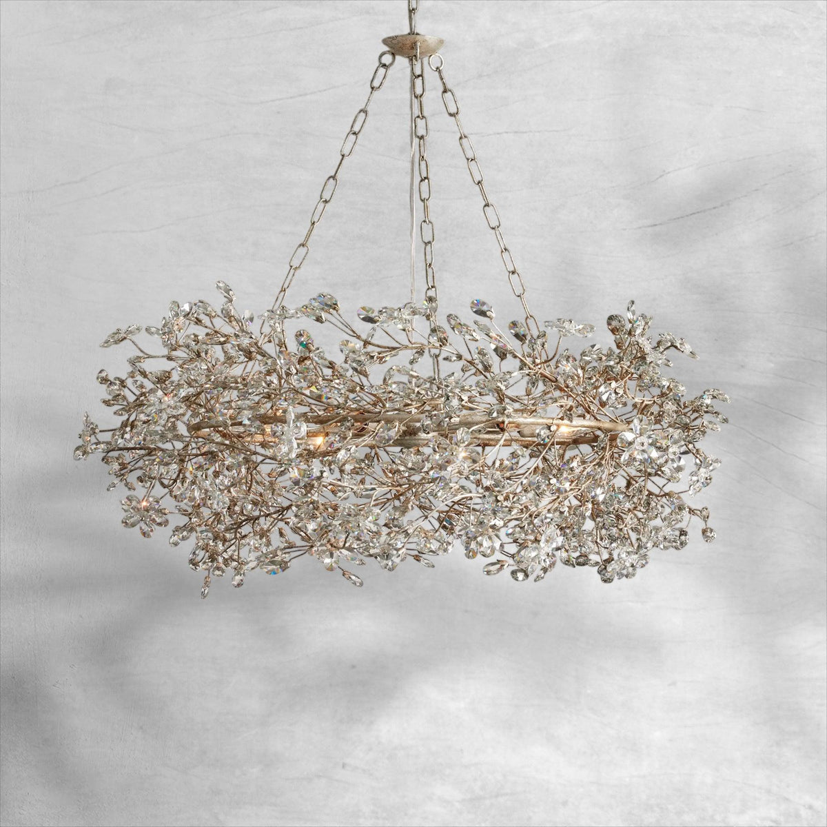 Fiore Crown Chandelier 39" 48" 60" - Zelno