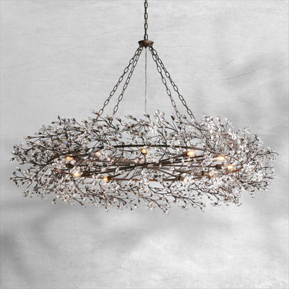 Fiore Crown Chandelier 39" 48" 60" - Zelno