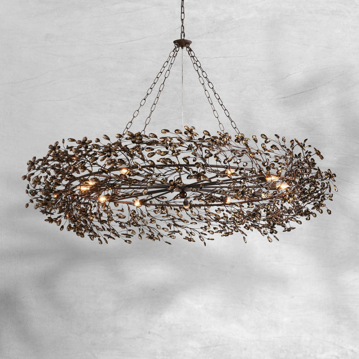 Fiore Crown Chandelier 39" 48" 60" - Zelno