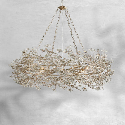 Fiore Crown Chandelier 39" 48" 60" - Zelno