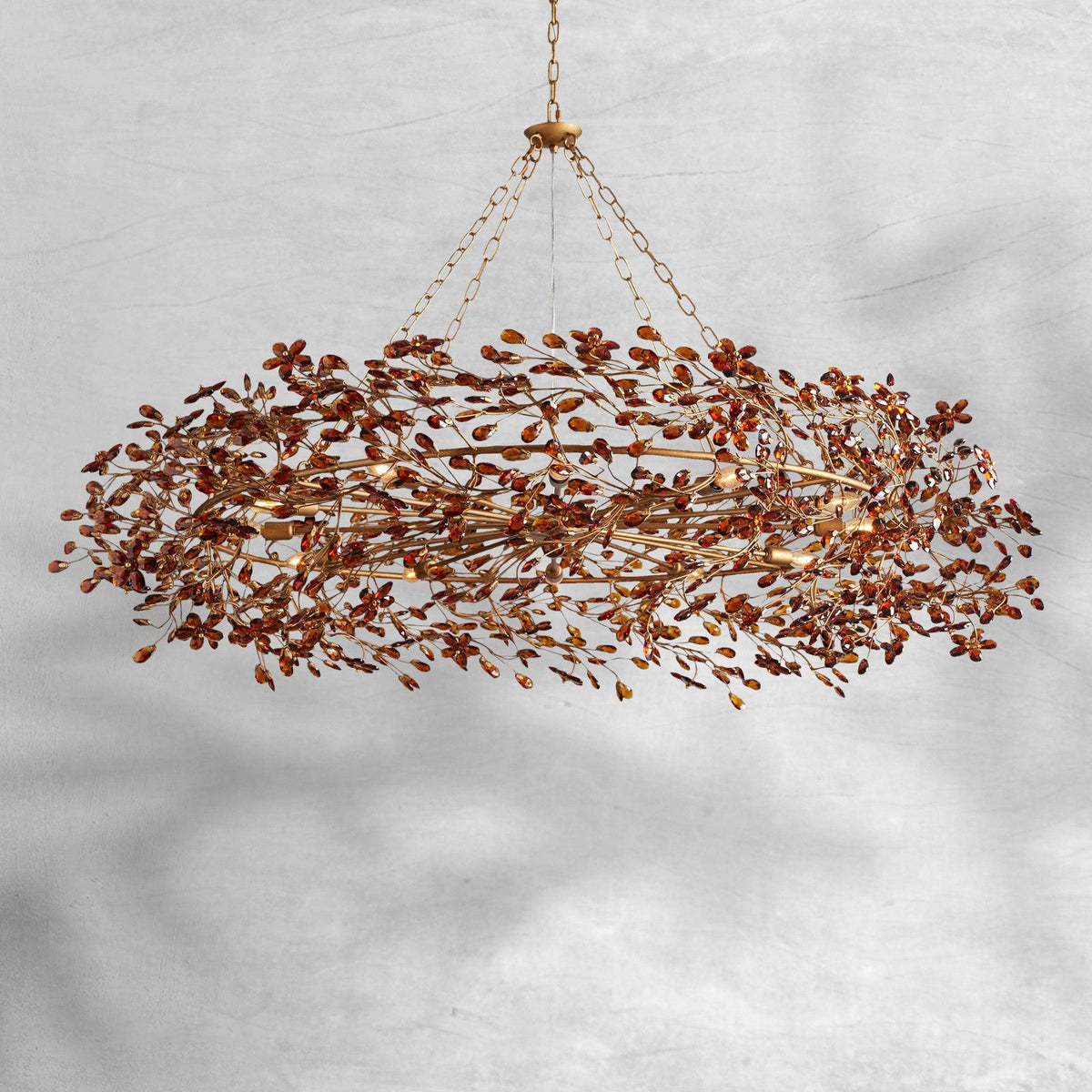 Fiore Crown Chandelier 39" 48" 60" - Zelno