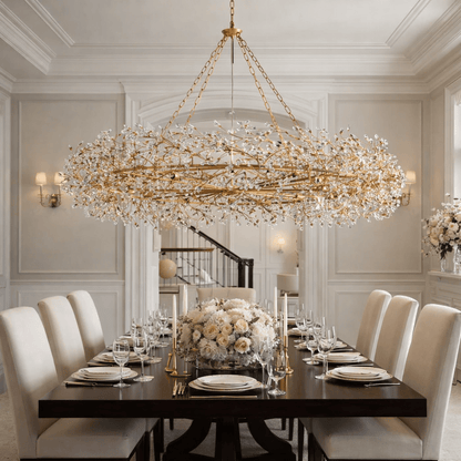 Fiore Crown Chandelier - Zelno Lighting