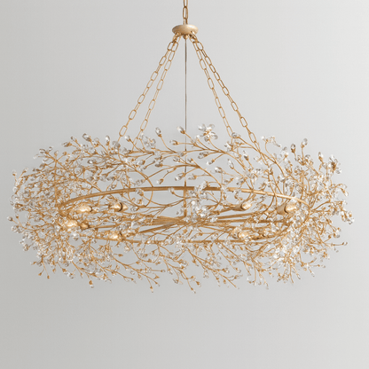 Fiore Crown Chandelier - Zelno Lighting