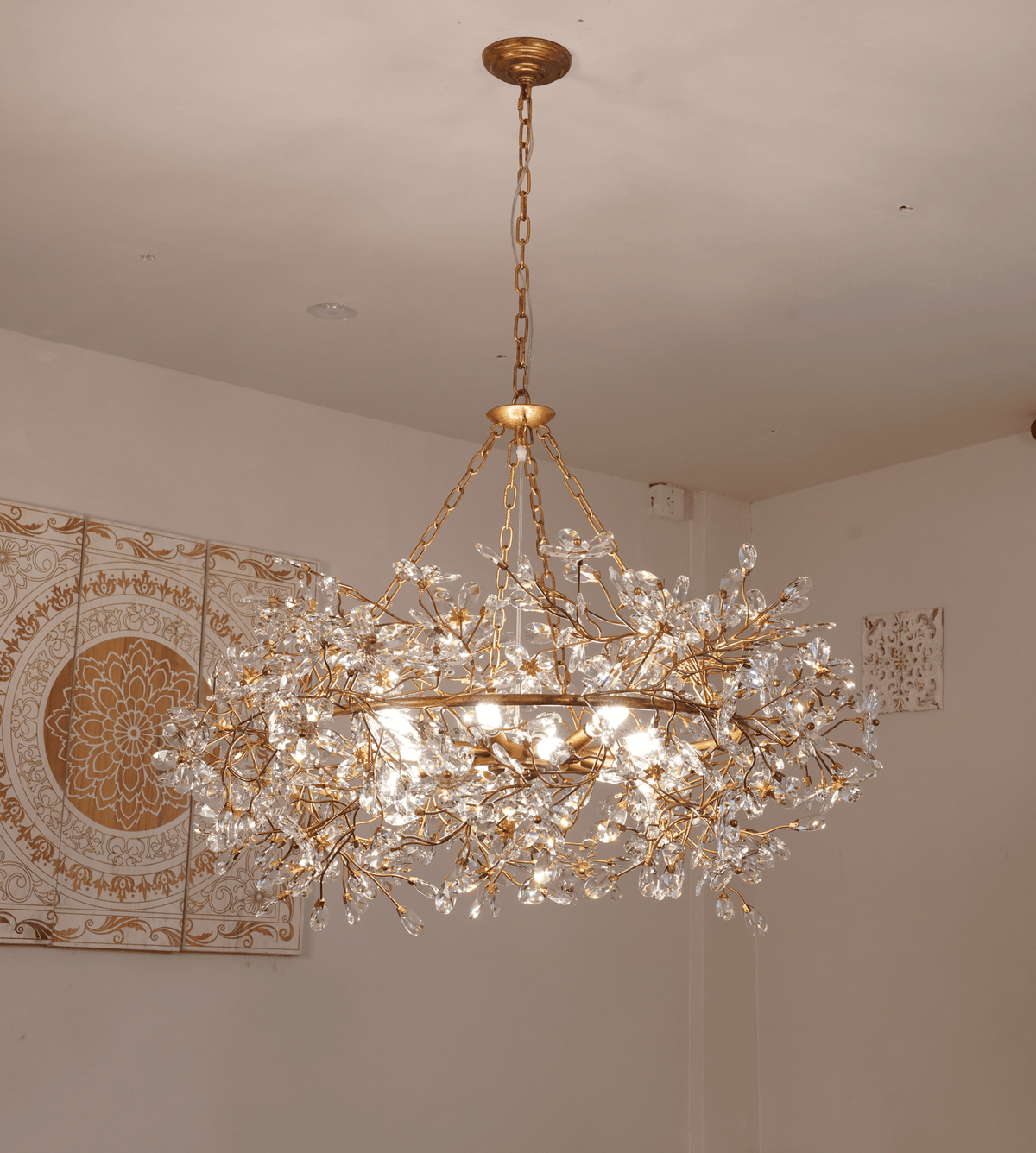 Fiore Crown Chandelier - Zelno Lighting