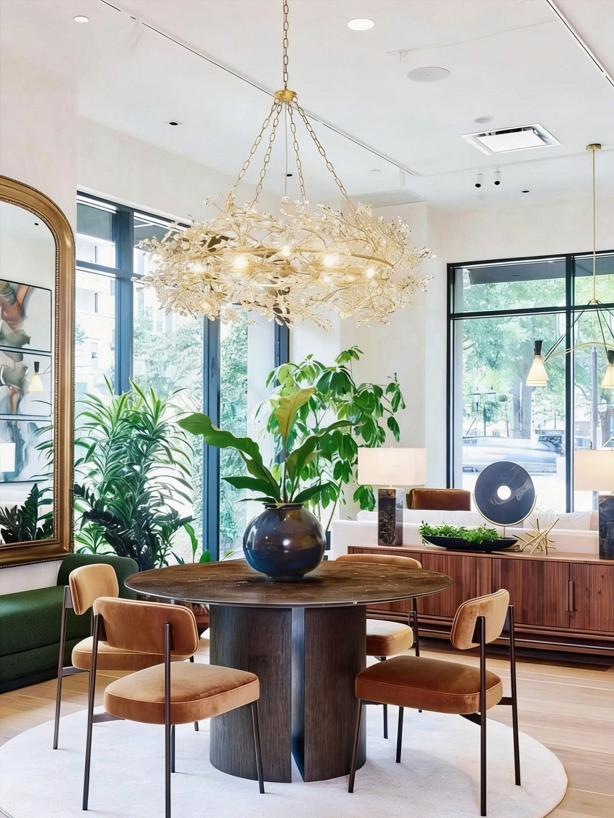 Fiore Crown Chandelier - Zelno Lighting