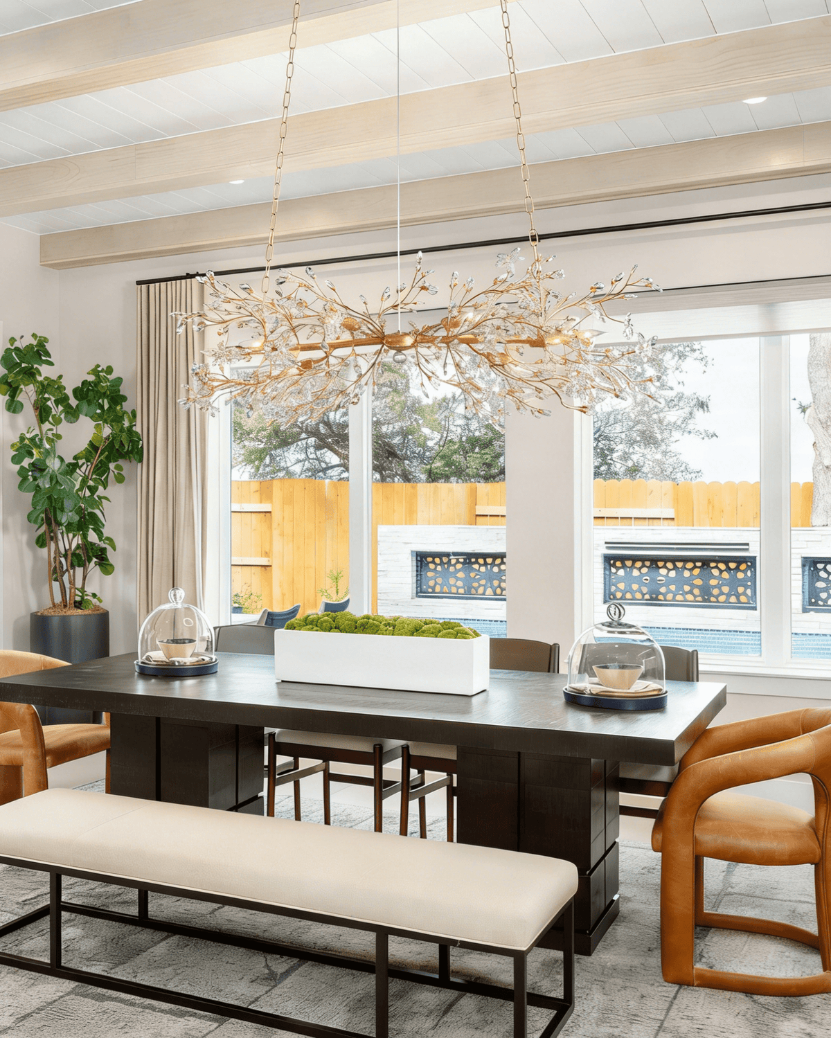 Fiore Linear Chandelier - Zelno Lighting