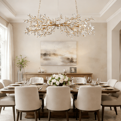 Fiore Linear Chandelier - Zelno Lighting