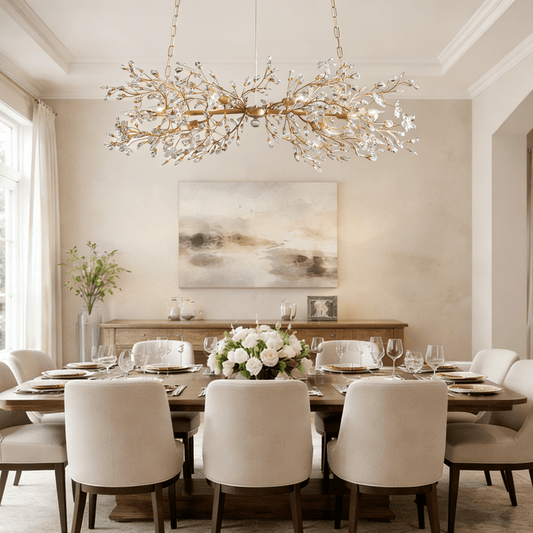 Fiore Linear Chandelier - Zelno Lighting
