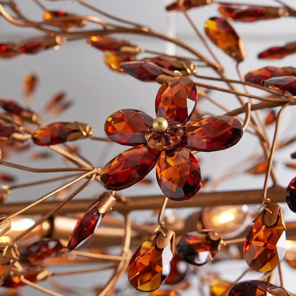 Fiore Oval Chandelier 62'' 74'' - Zelno Lighting