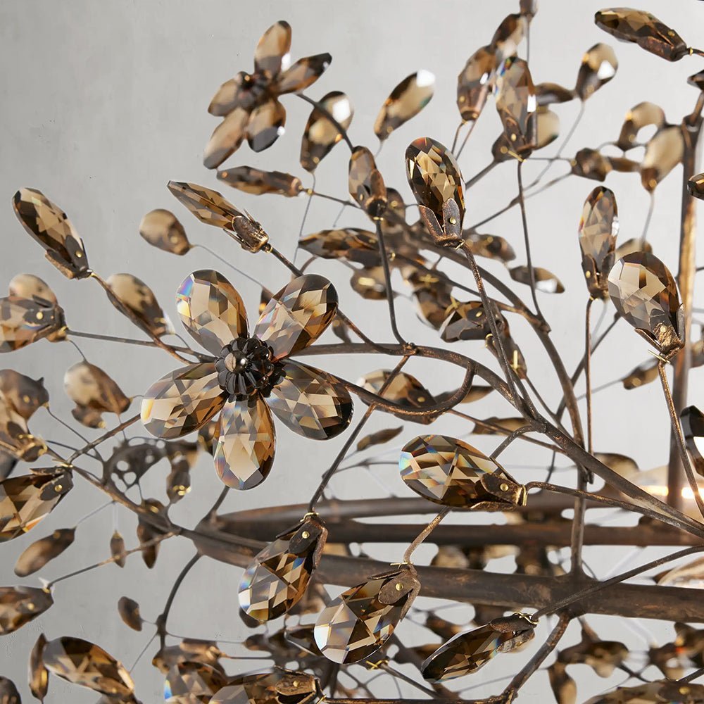 Fiore Oval Chandelier 62'' 74'' - Zelno Lighting