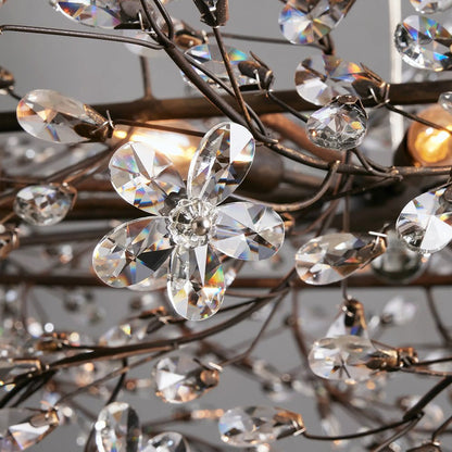 Fiore Oval Chandelier 62'' 74'' - Zelno Lighting
