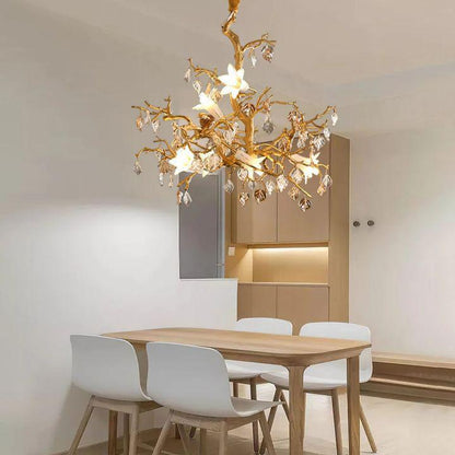 Fiori Branch Chandelier - Zelno Lighting