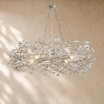 Fiory Crown Crystal Branch Chandelier - Zelno