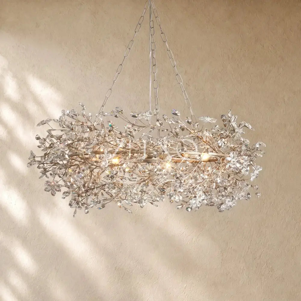 Fiory Crown Crystal Branch Chandelier - Zelno