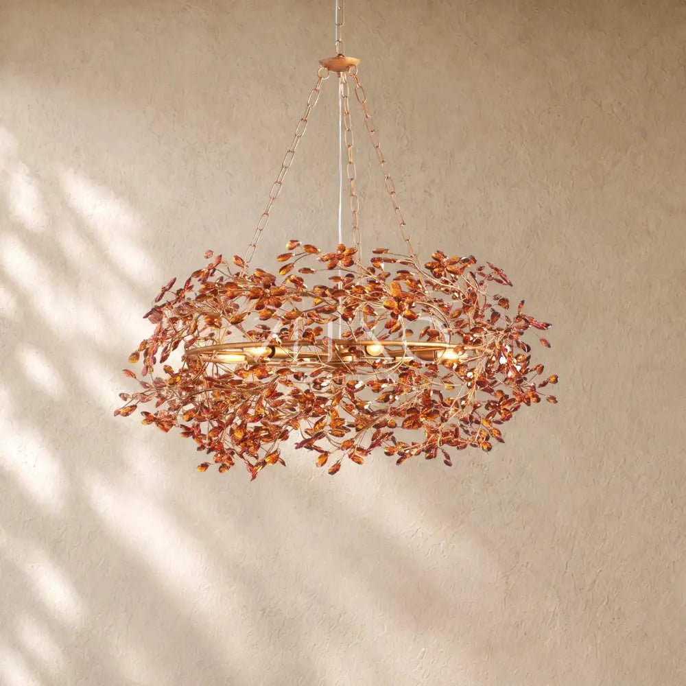 Fiory Crown Crystal Branch Chandelier - Zelno