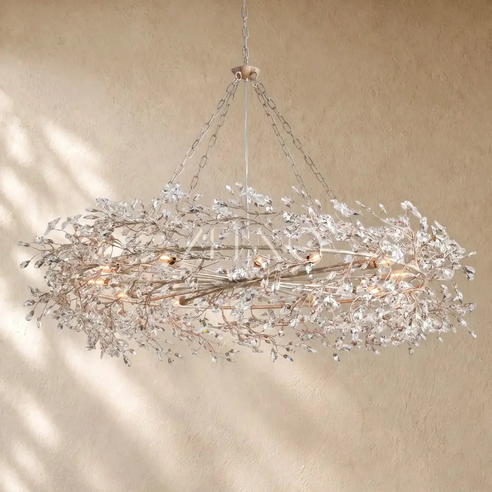 Fiory Crown Crystal Branch Chandelier - Zelno