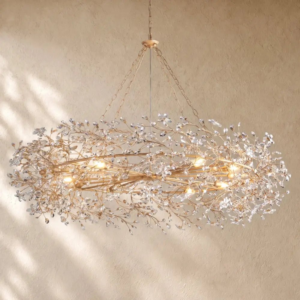 Fiory Crown Crystal Branch Chandelier - Zelno