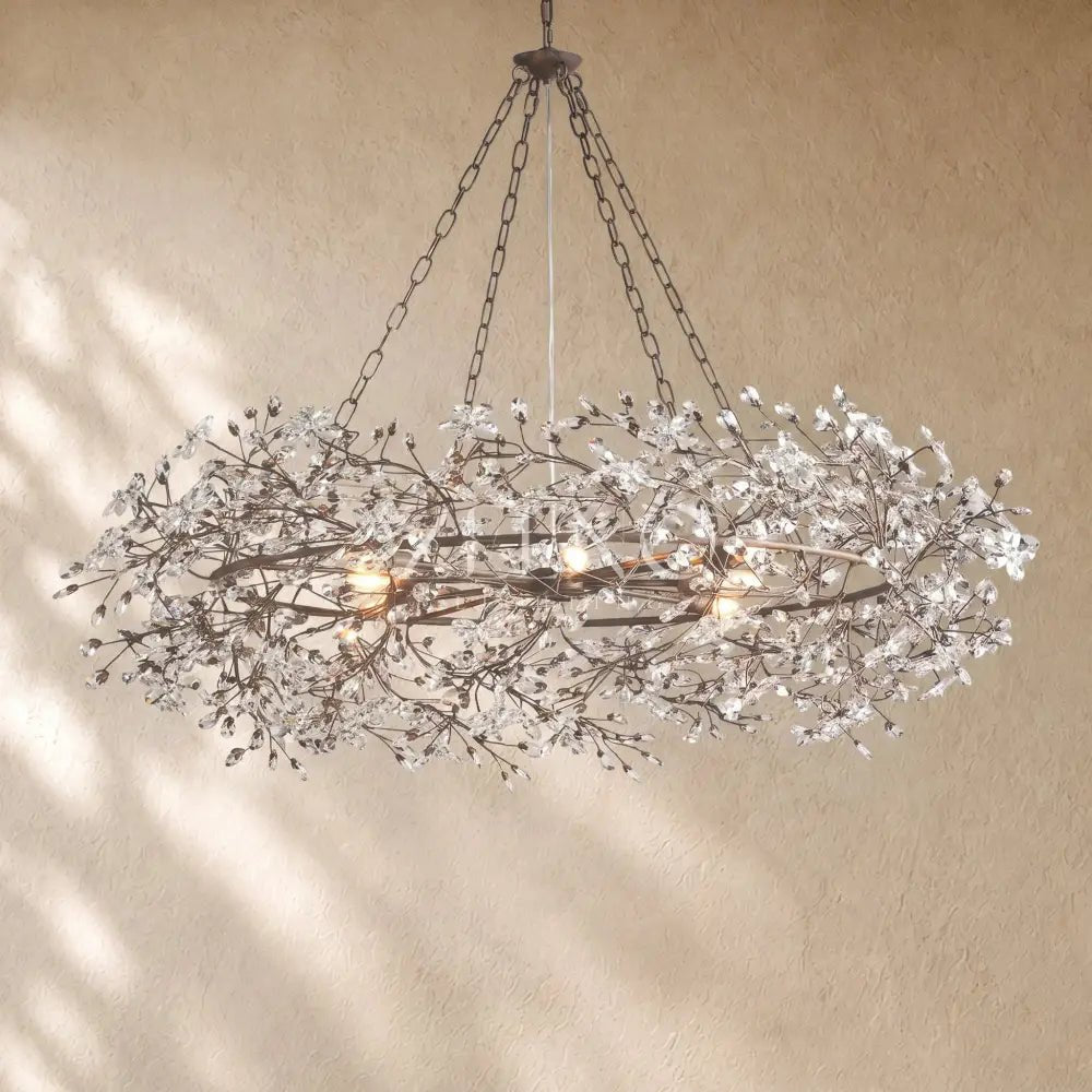 Fiory Crown Crystal Branch Chandelier - Zelno