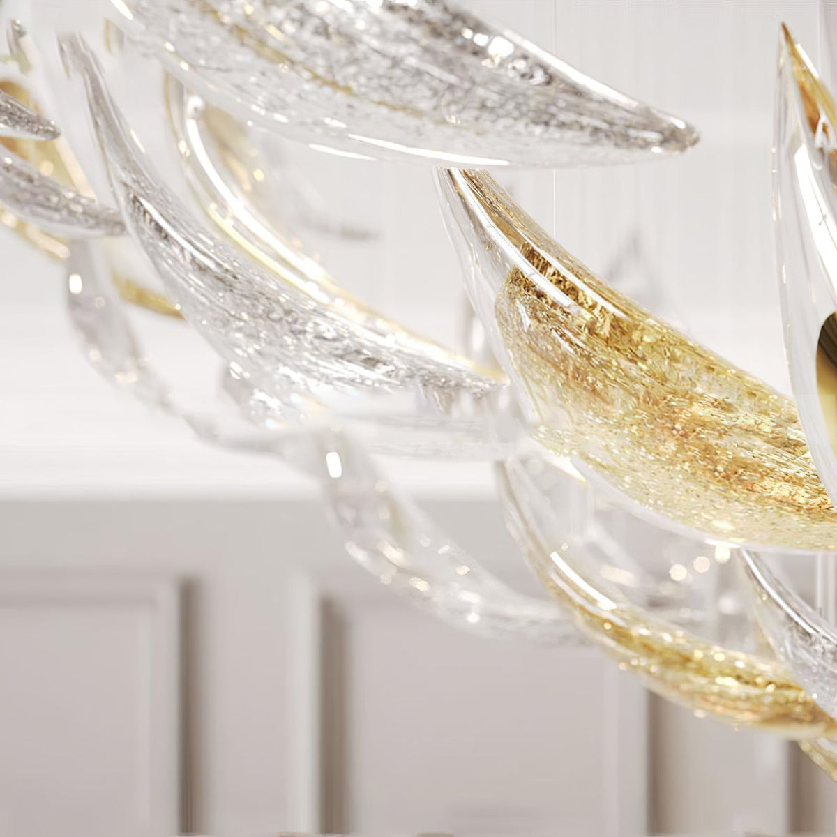 Floating Leaves Chandelier - Zelno Lighting