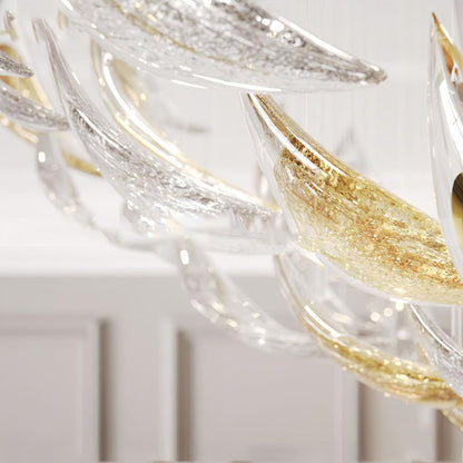 Floating Leaves Chandelier - Zelno Lighting