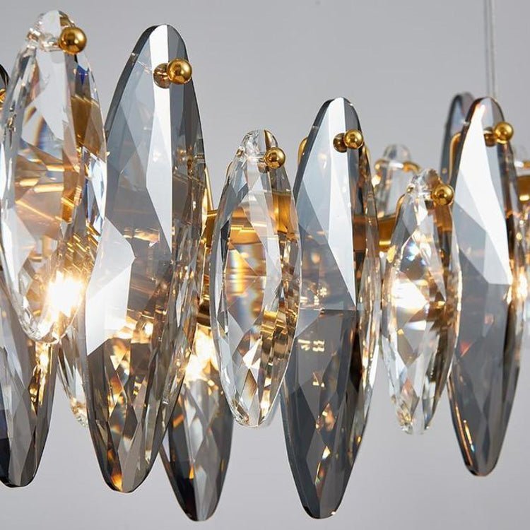 Flor Linear Chandelier for Dining Room - Zelno Lighting