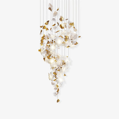 Flying Flowers Fluttering Chandelier - Zelno Lighting