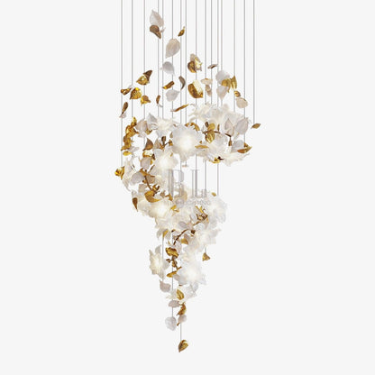 Flying Flowers Fluttering Chandelier - Zelno Lighting