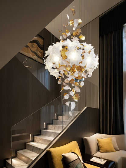 Flying Flowers Fluttering Chandelier - Zelno Lighting