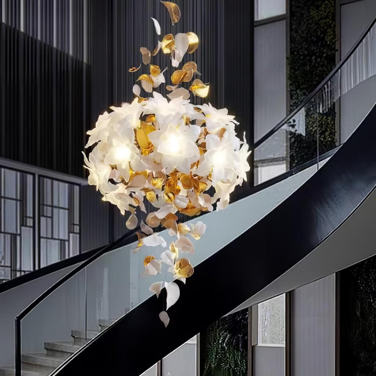 Flying Flowers Fluttering Chandelier - Zelno Lighting