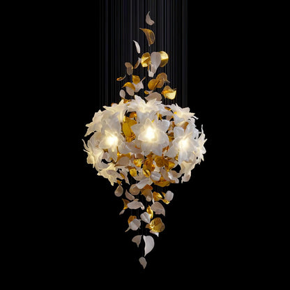 Flying Flowers Fluttering Chandelier - Zelno Lighting