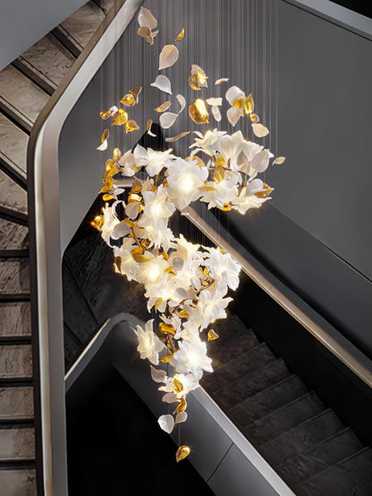 Flying Flowers Fluttering Chandelier - Zelno Lighting
