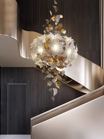 Flying Flowers Fluttering Chandelier - Zelno Lighting