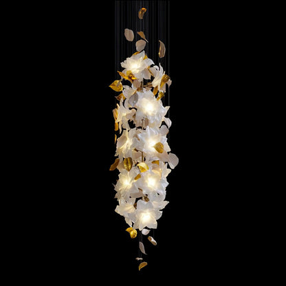 Flying Flowers Fluttering Chandelier - Zelno Lighting