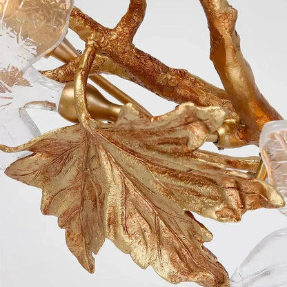 Folio Branch Brass Chandelier - Zelno Lighting