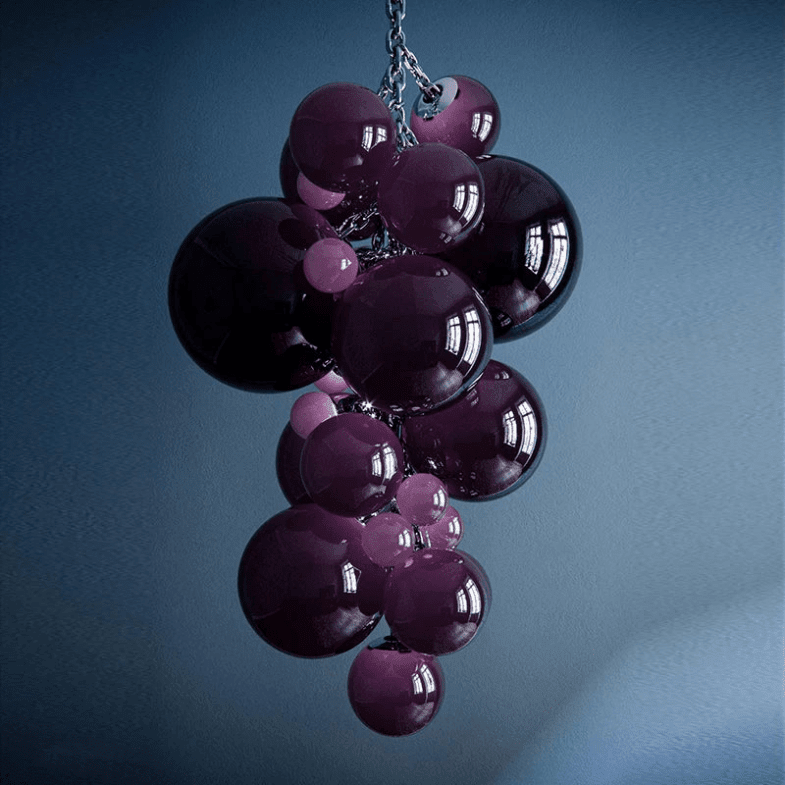 Fruit Grape Hanging Swag Chandelier - Zelno Lighting