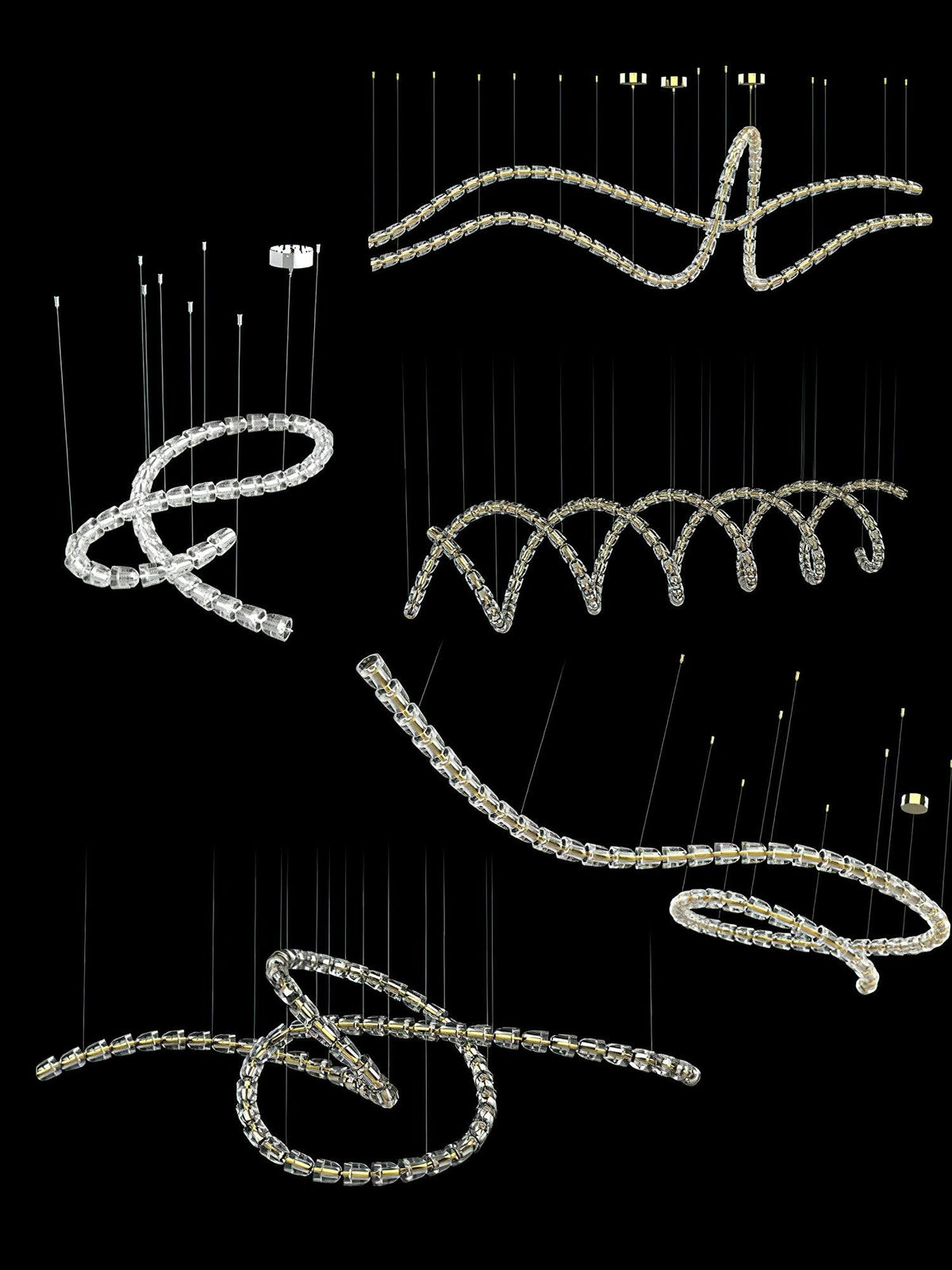 Gabriel Chandelier C - Zelno Lighting