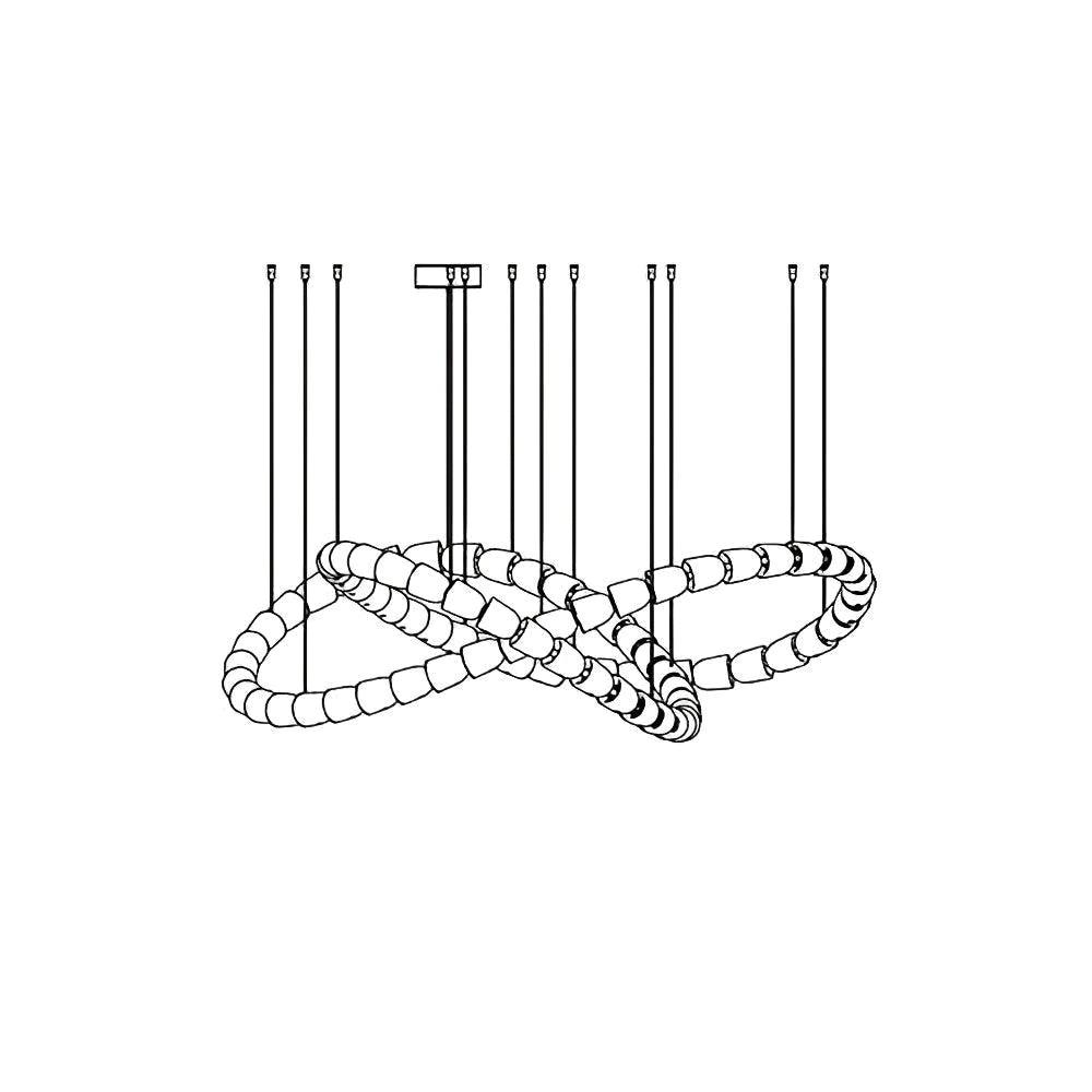 Gabriel Chandelier C - Zelno Lighting