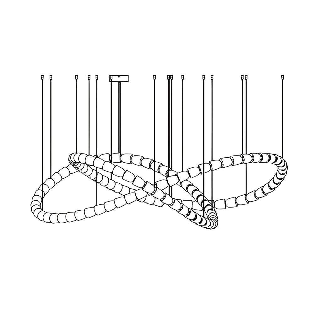 Gabriel Chandelier C - Zelno Lighting