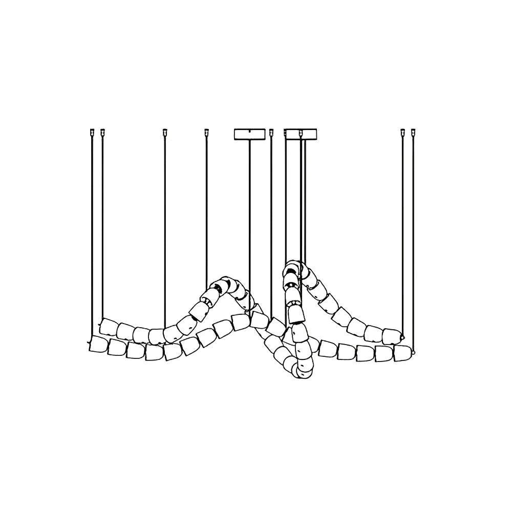 Gabriel Chandelier D - Zelno Lighting