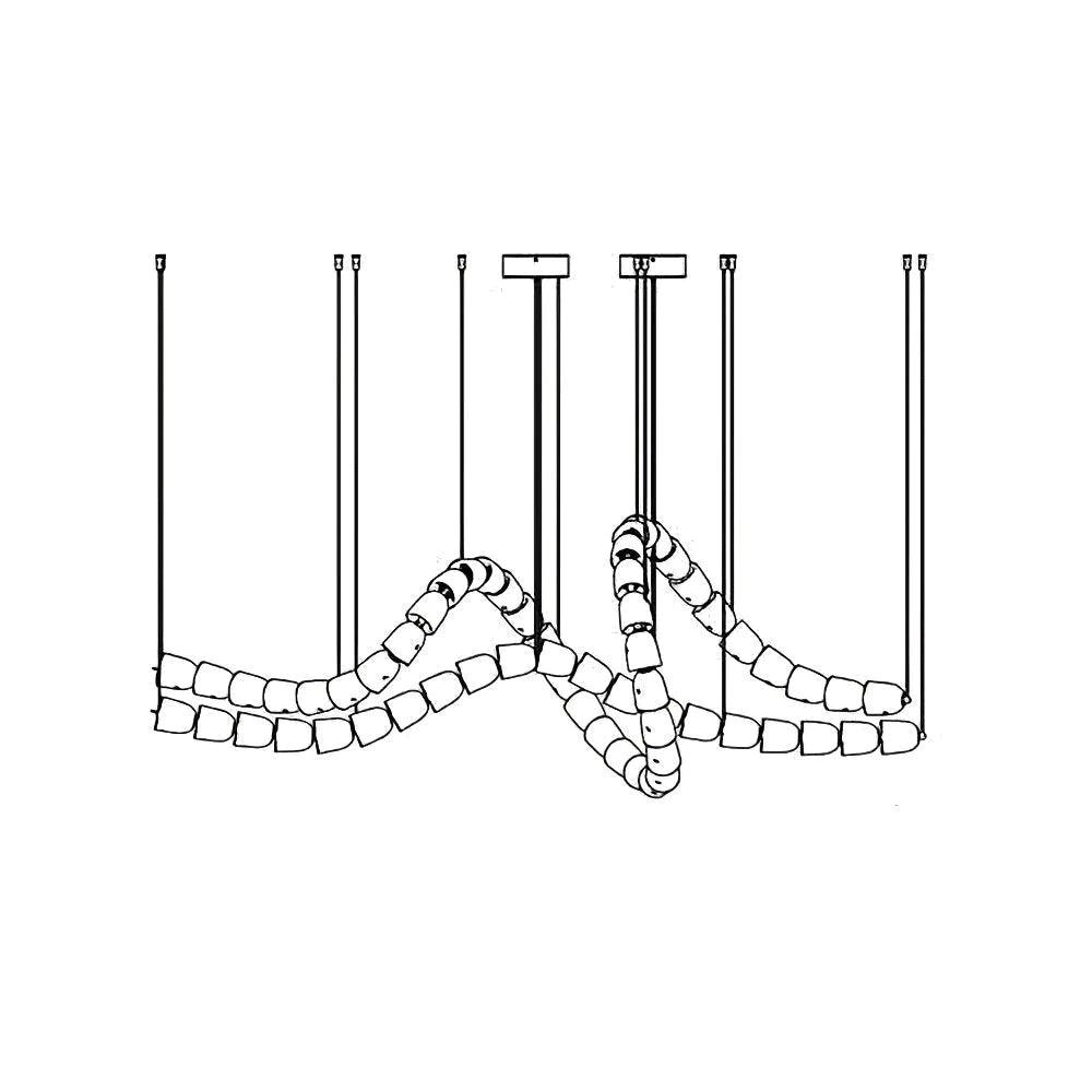 Gabriel Chandelier D - Zelno Lighting