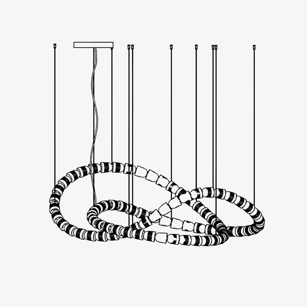 Gabriel Chandelier J - Zelno Lighting