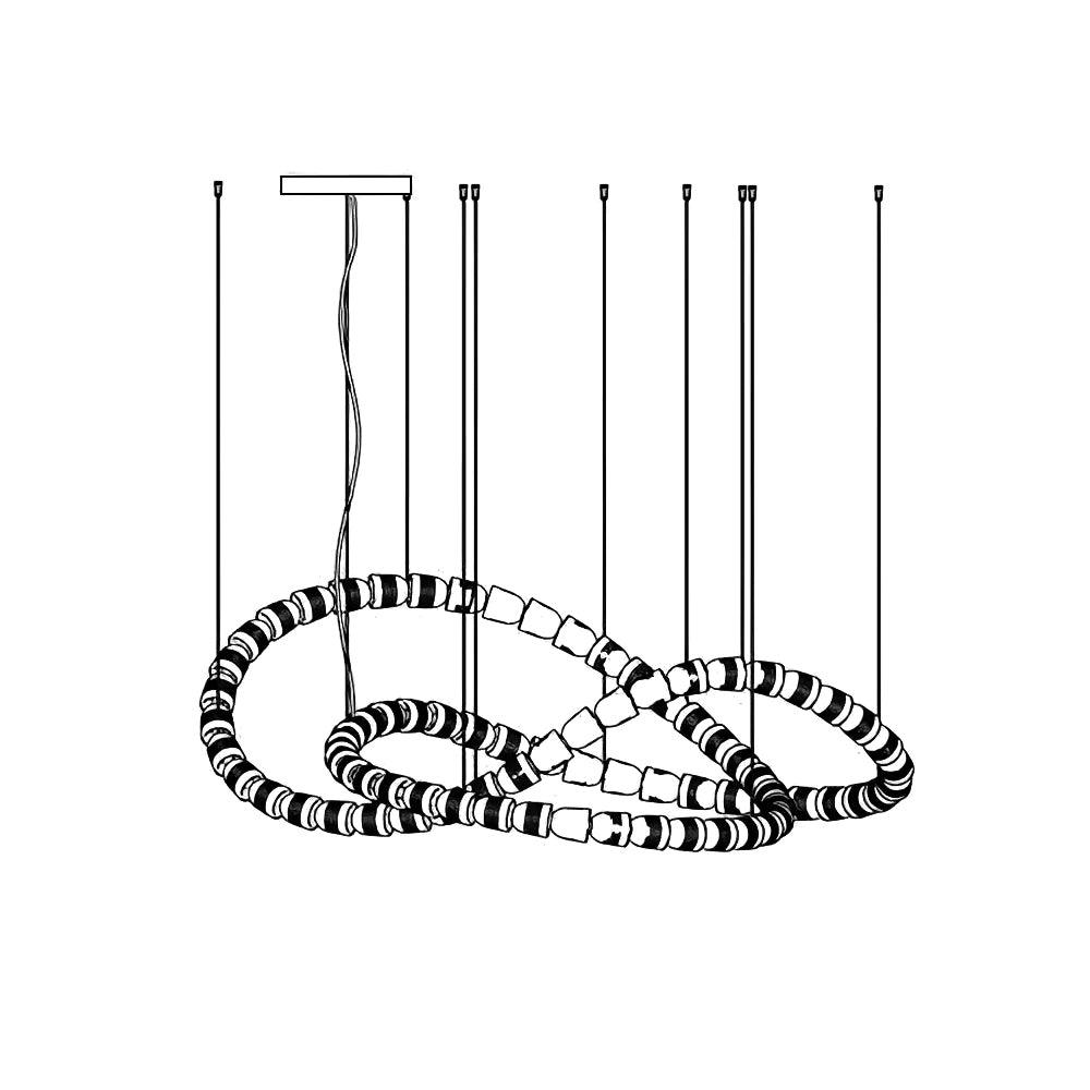 Gabriel Chandelier J - Zelno Lighting