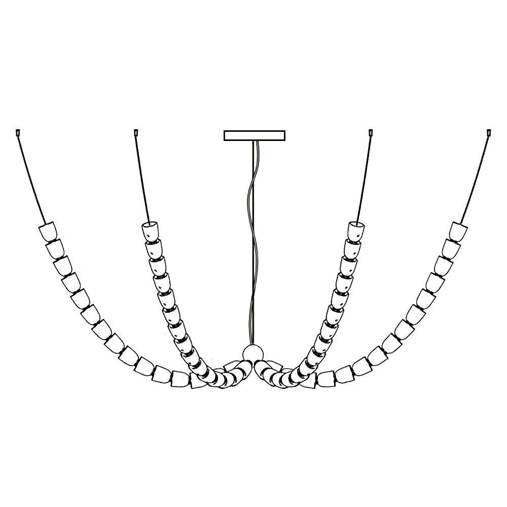 Gabriel Chandelier K - Zelno Lighting