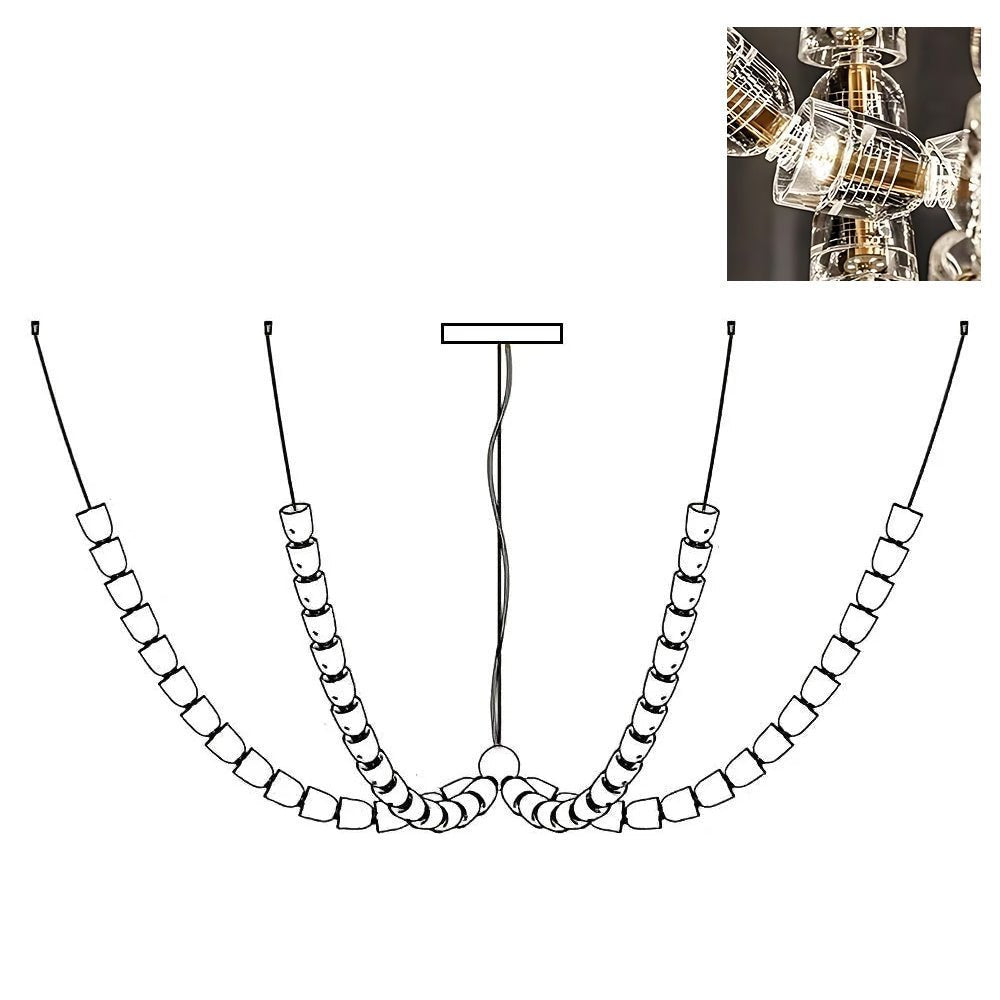 Gabriel Chandelier K - Zelno Lighting