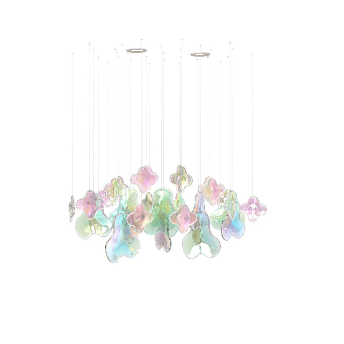 Galaxy Iris Iridescent Blossom Chandelier - Zelno Lighting