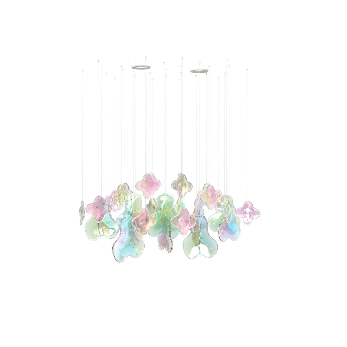 Galaxy Iris Iridescent Blossom Chandelier - Zelno Lighting
